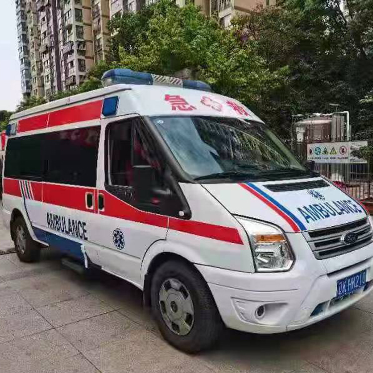 松溪长途救护车护送病人返乡